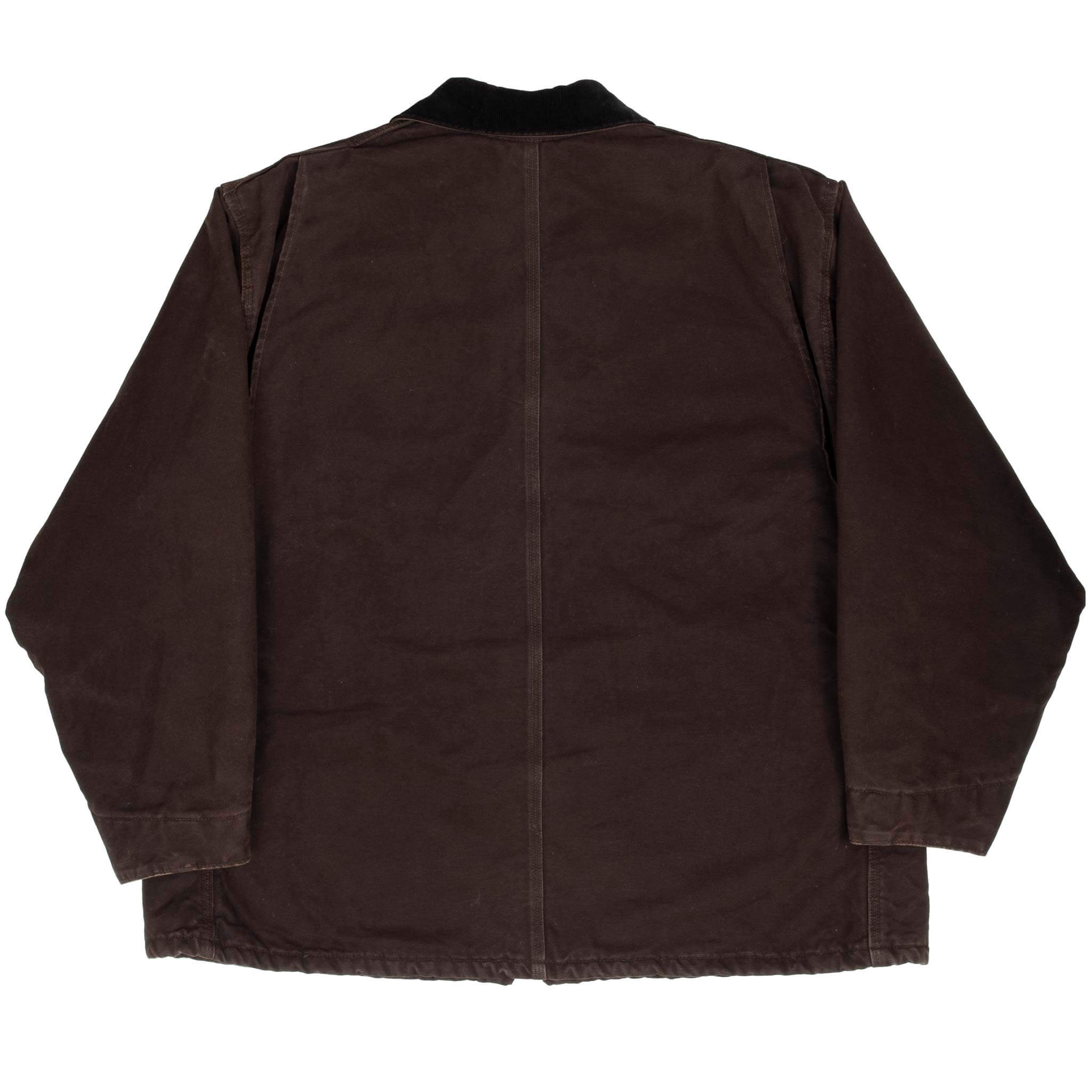 Vintage Carhartt Exxon Mobil Michigan Style Blanket Lined Brown Jacket C02DKB 1990S Size 2XL