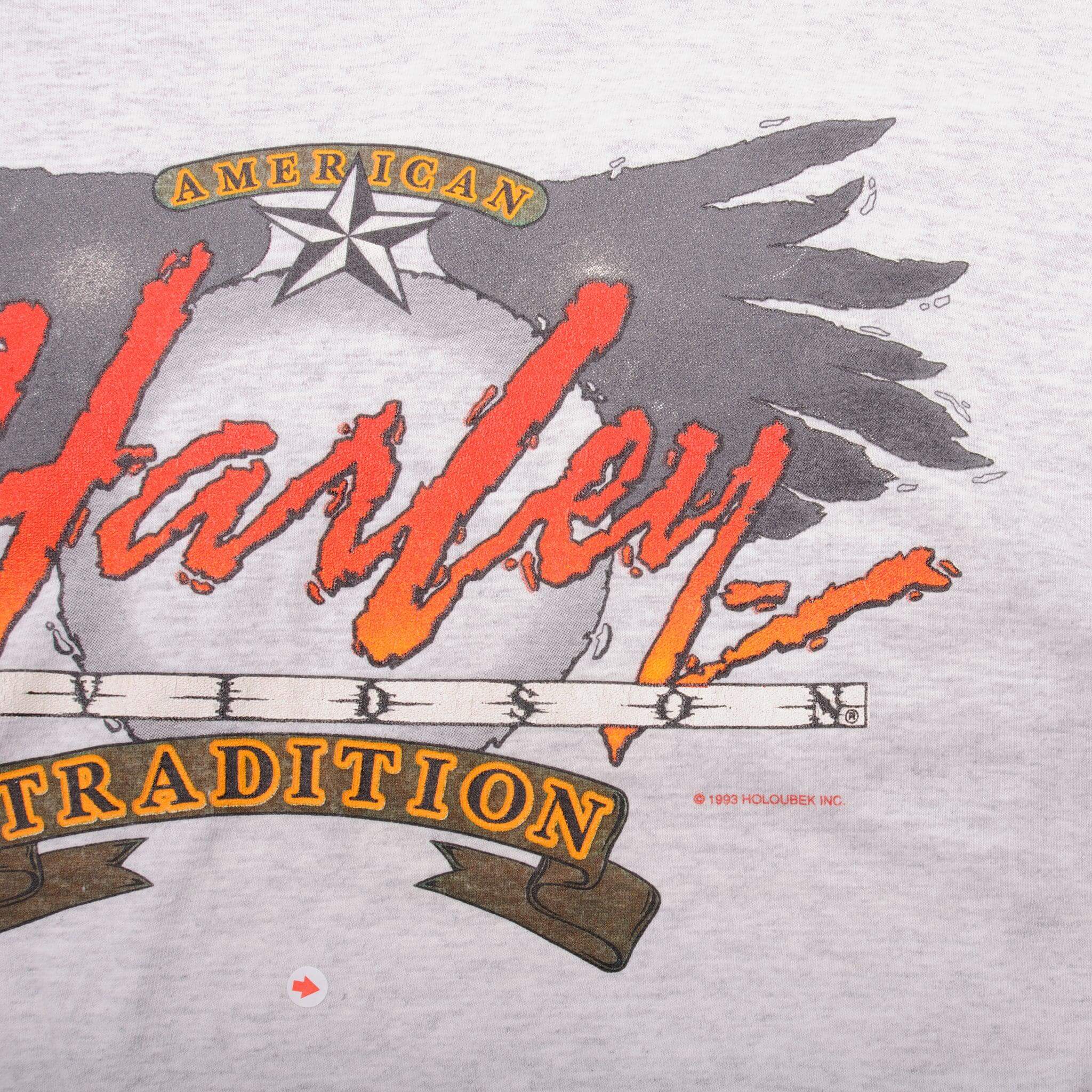 VINTAGE HARLEY DAVIDSON TEE SHIRT 1993 SIZE XL MADE IN USA