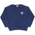 Vintage Adidas Classic Blue Crewneck Sweatshirt 1990S Size Medium Made In Usa