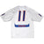 Back of white Boise State Broncos football jersey with blue and orange number 11