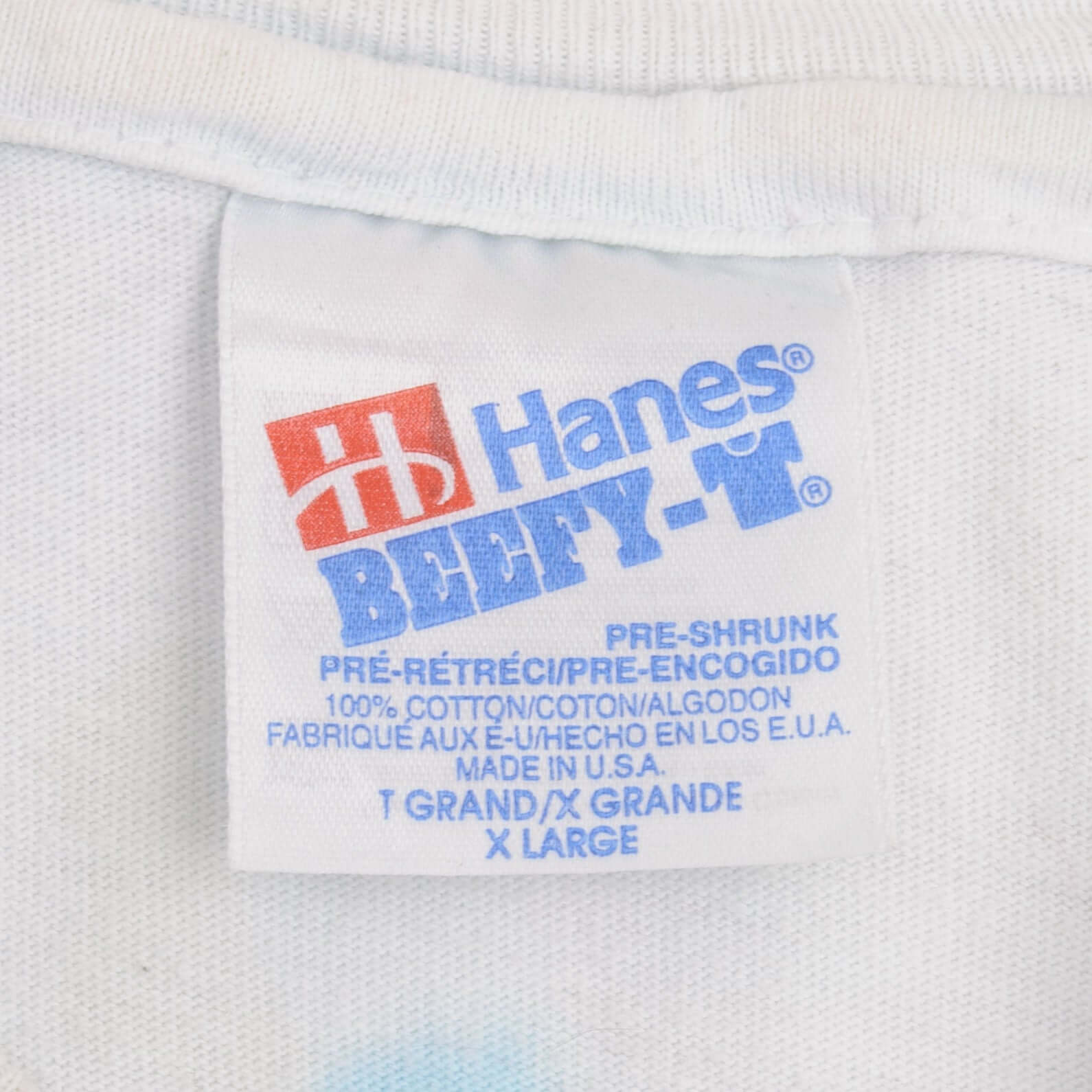 Vintage Tie Dye NFL New England Patriots Tee Shirt 1993 Size XL Made In USA With Single Stitch Sleeves.