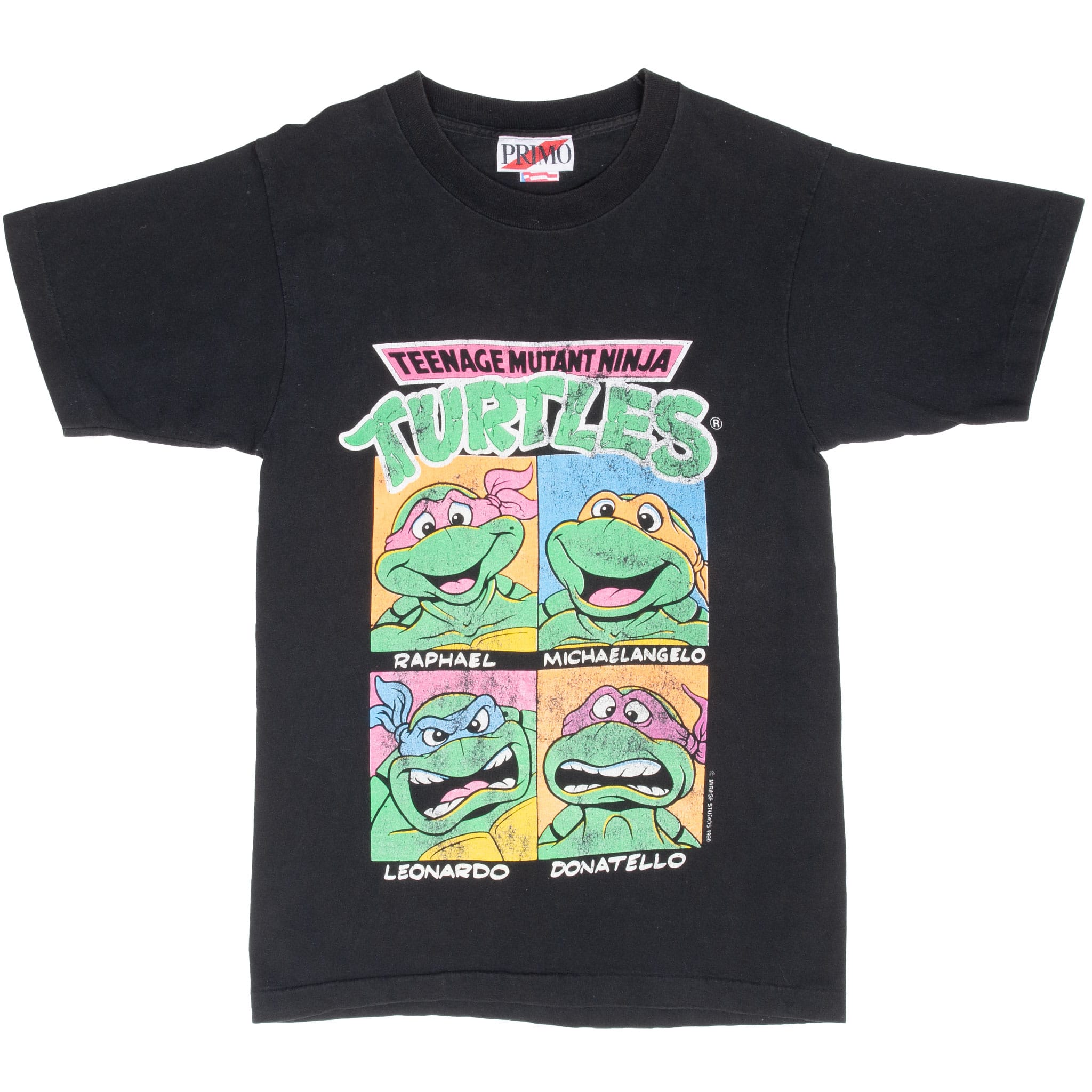Vintage Teenage Mutant Ninja Turtles 1990 Tee Shirt Small Made In Usa With Single Stitch Sleeves