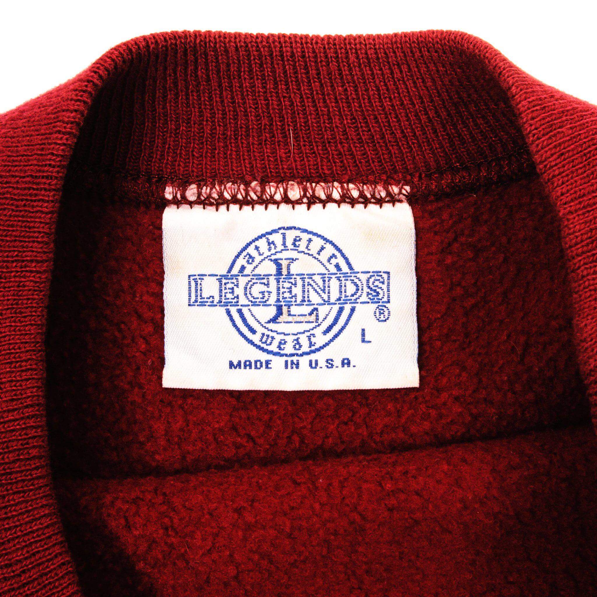 Vintage Label Tag Legends Athletic