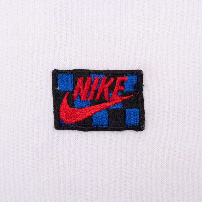 Vintage Nike Checkered White Full Zip Sweatshirt 1990S Size XL