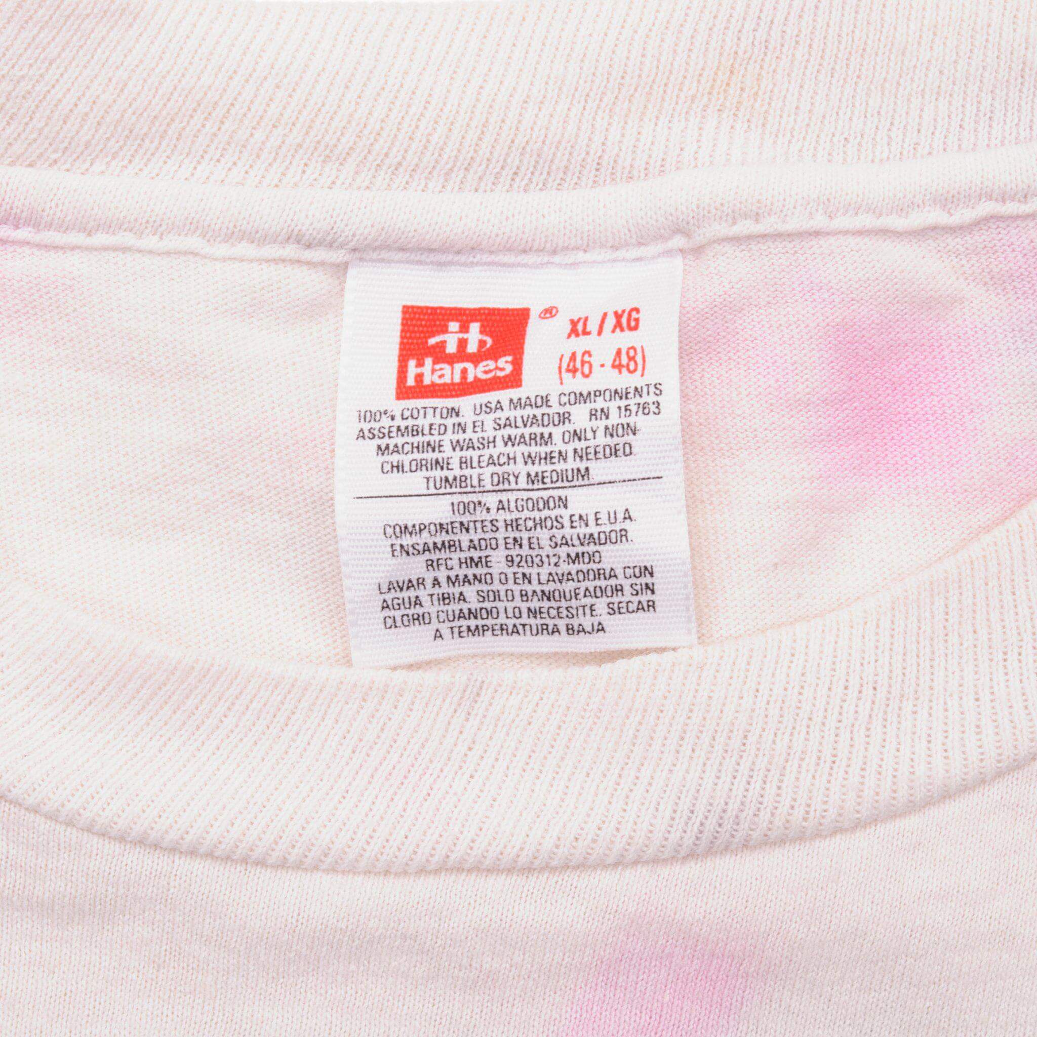 VINTAGE TIE-DYE ALICE IN CHAINS LOLLAPALOOZA TEE SHIRT 1994 SIZE LARGE