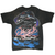 Back of black Dale Earnhardt NASCAR tee with No. 3 race car and large signature graphic