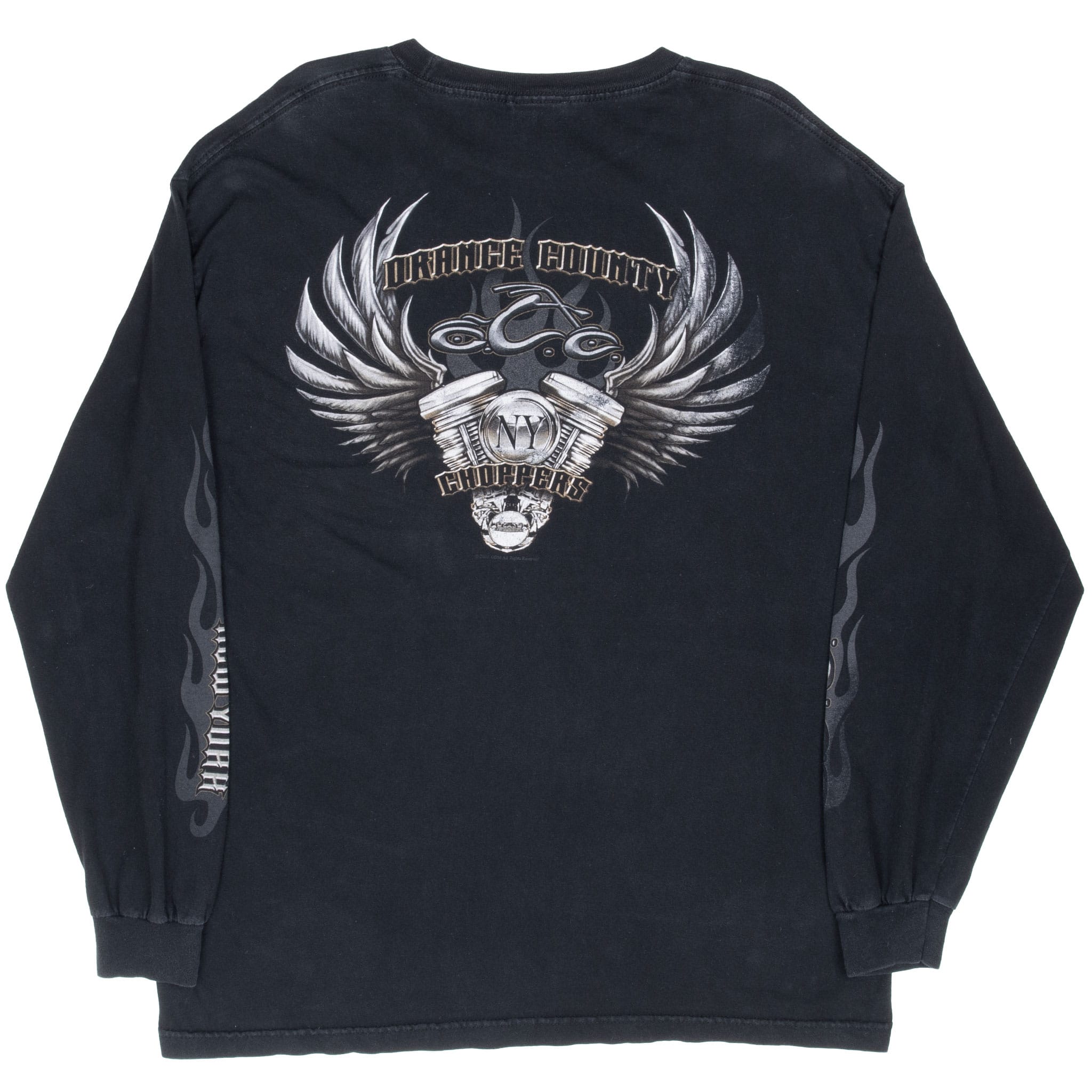 Vintage Occ Orange County Choppers Ny 2006 Biker Long Sleeve Tee Shirt Size XL