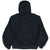 Vintage Carhartt Black Hooded Active Jacket J140BLK Size Large Made In Usa