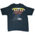 Back of black T-shirt with Tanya Tucker's Salsa Racing and George Boudine Racing graphics