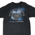 Front of black Harley-Davidson T-shirt with metallic emblem, lightning, and Raw Power graphic