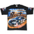 Full front view of black Dale Earnhardt tee with No. 3 Goodwrench car and charging horses graphic