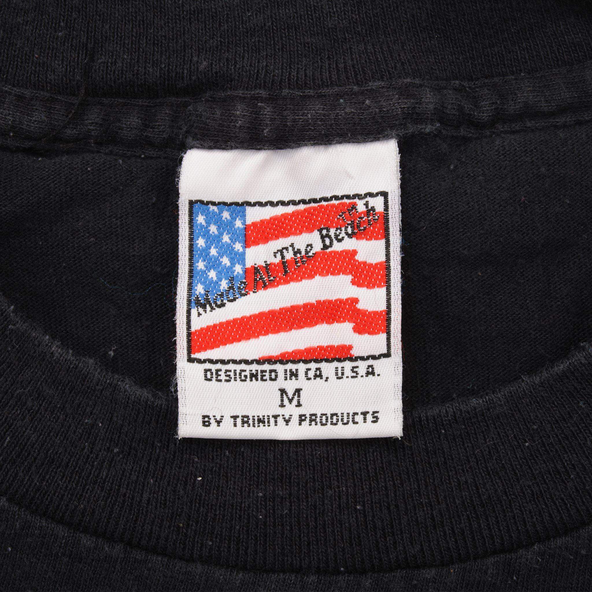 VINTAGE KURT COBAIN LONG SLEEVES TEE SHIRT 1990s SIZE MEDIUM MADE IN USA