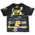 Back of black Rusty Wallace T-shirt with Miller Genuine Draft No. 2 race car graphic