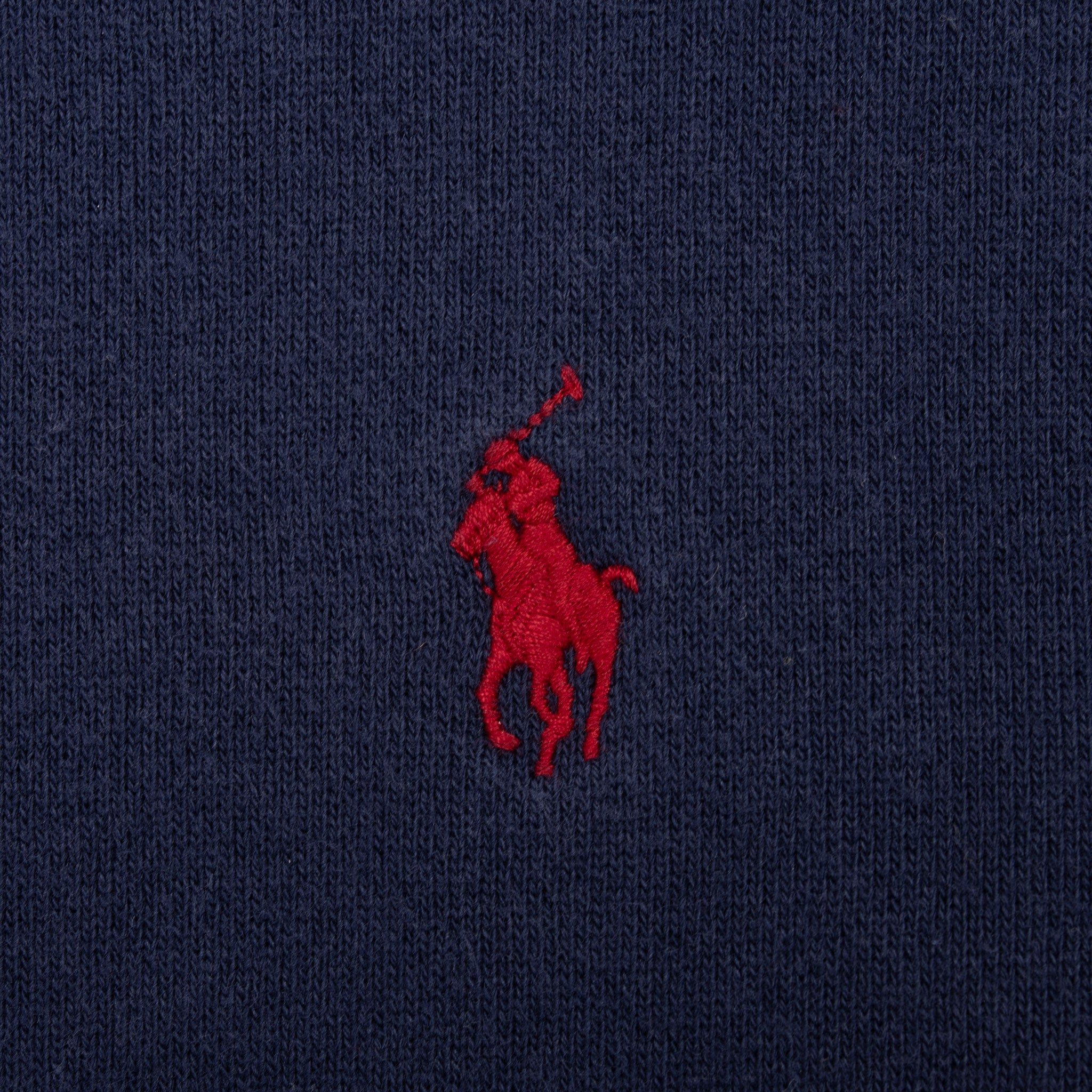 Vintage Ralph Lauren 1990S Classic Navy Blue Crewneck Sweatshirt Size Large