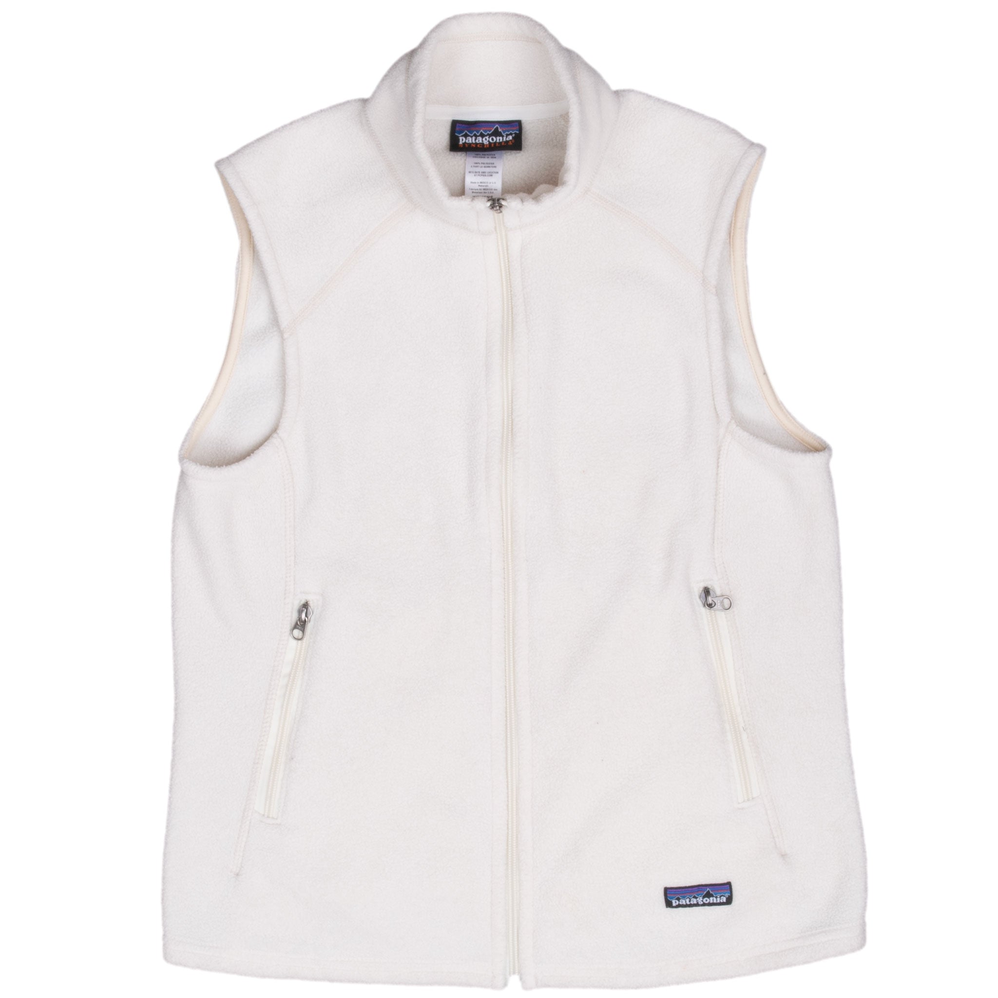 Vintage Patagonia Synchilla Beige Fleece Vest 2000S Size Medium Women

STY25165
