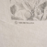 VINTAGE METALLICA AND JUSTICE FOR ALL TEE SHIRT 1988 SIZE SMALL