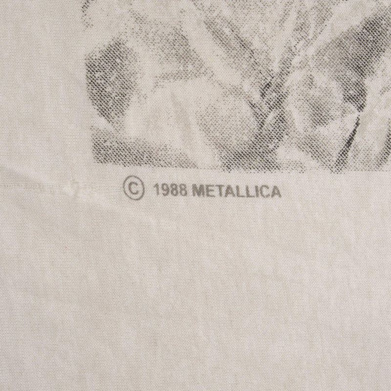 VINTAGE METALLICA AND JUSTICE FOR ALL TEE SHIRT 1988 SIZE SMALL