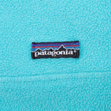 Vintage Patagonia Turquoise Snap T Fleece Pullover Jacket 1990S Size XL Made In USA