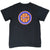 Back of black Nike T-shirt with orange basketball graphic for Phoenix, Arizona, February 10, 1995
