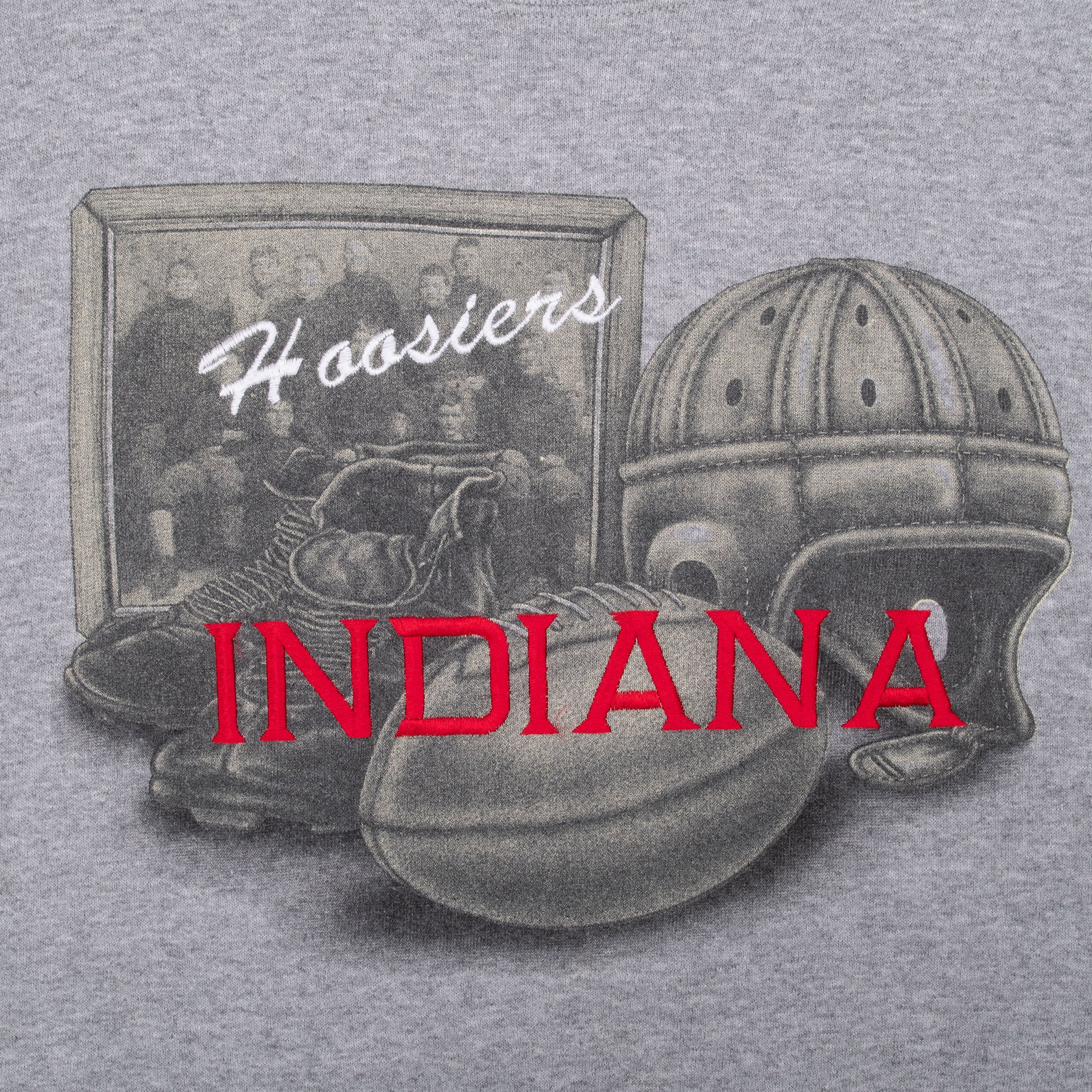 Vintage Ncaa Indiana Hoosiers Football Sweatshirt 1990S Size XL Made In Usa