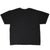 Back of plain black Nike short-sleeve T-shirt