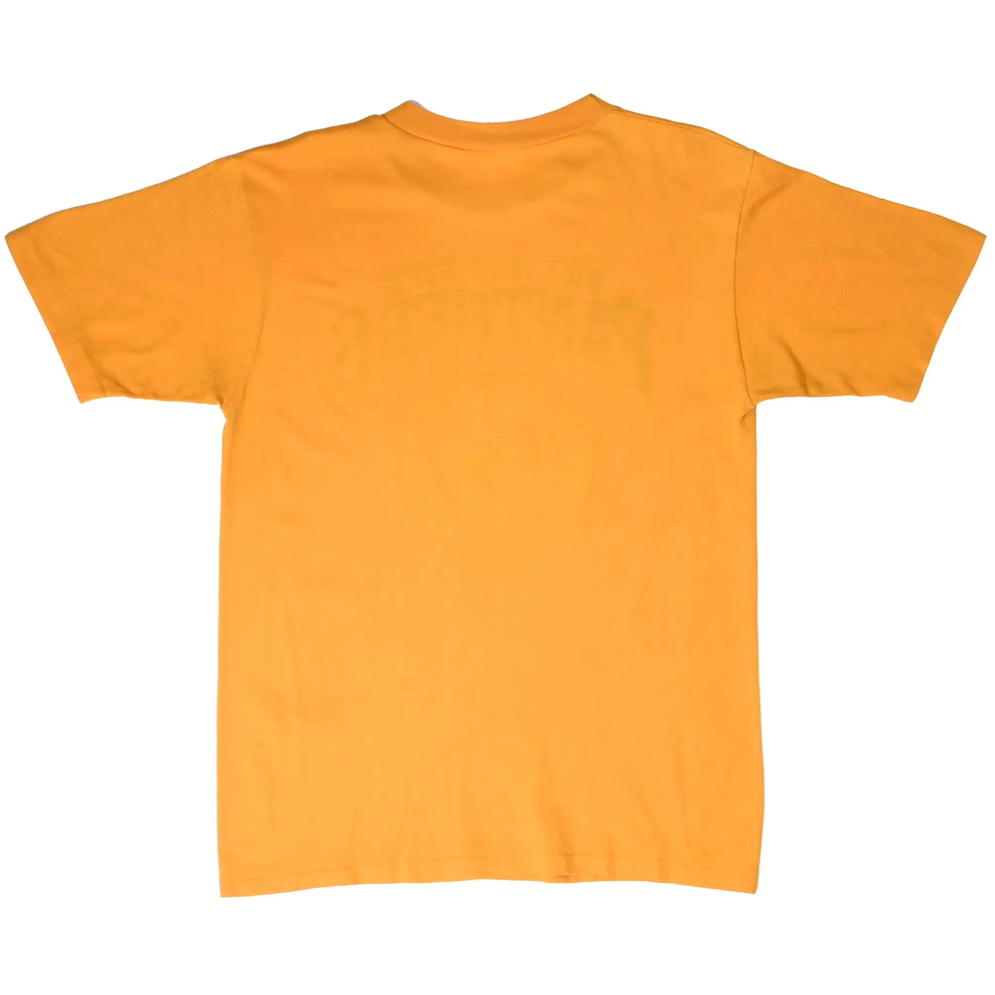 Back of plain gold Prairie View A&M Panthers short-sleeve T-shirt