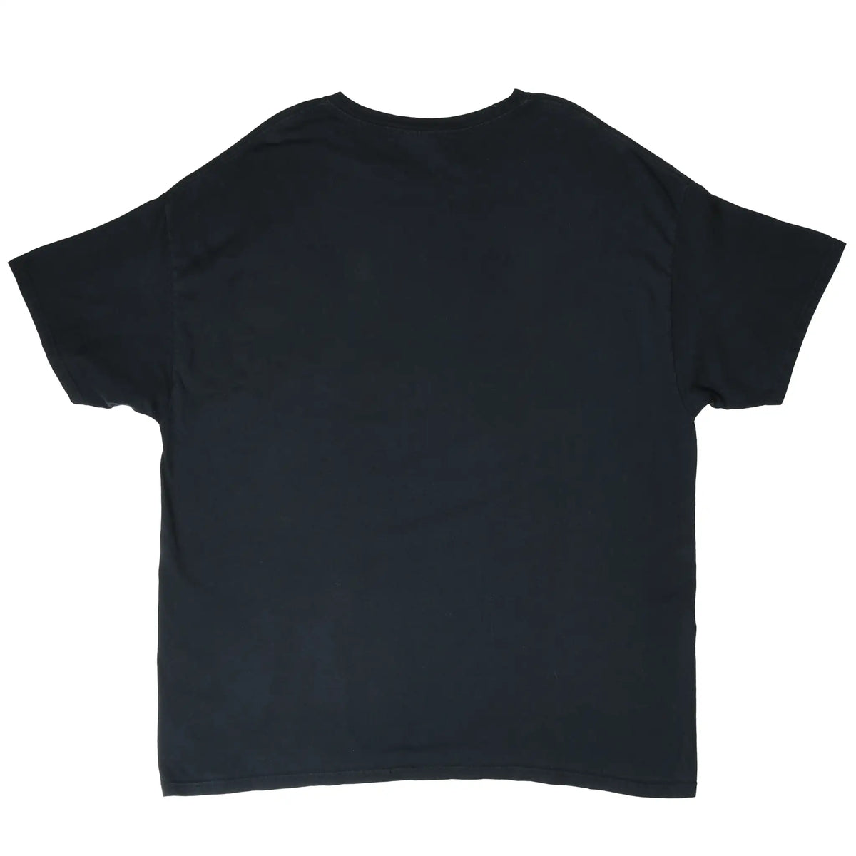 Plain back of black short-sleeve Metallica T-shirt