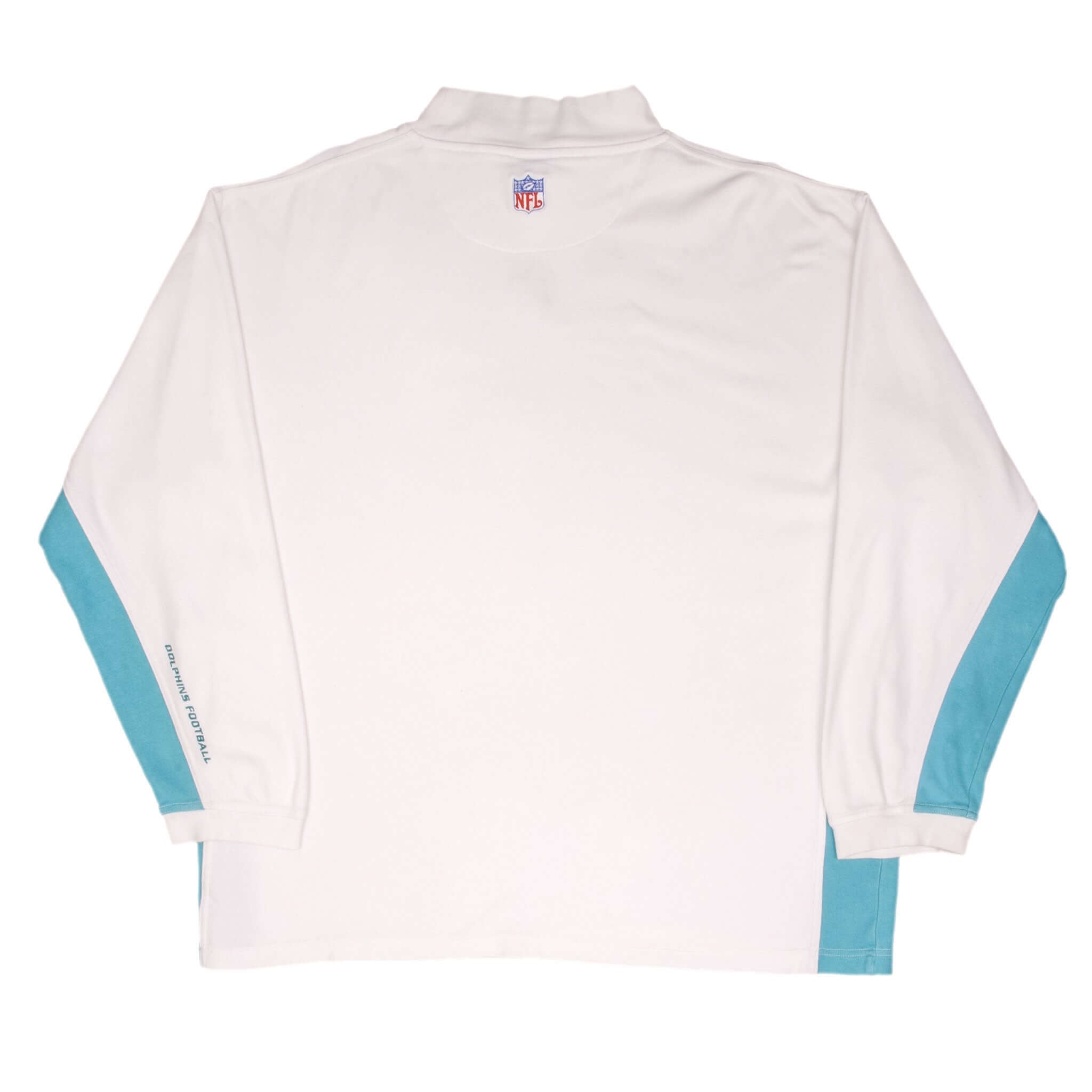 Vintage Nfl Miami Dolphins 1990S Turtleneck Reebok Sweatshirt Size XL