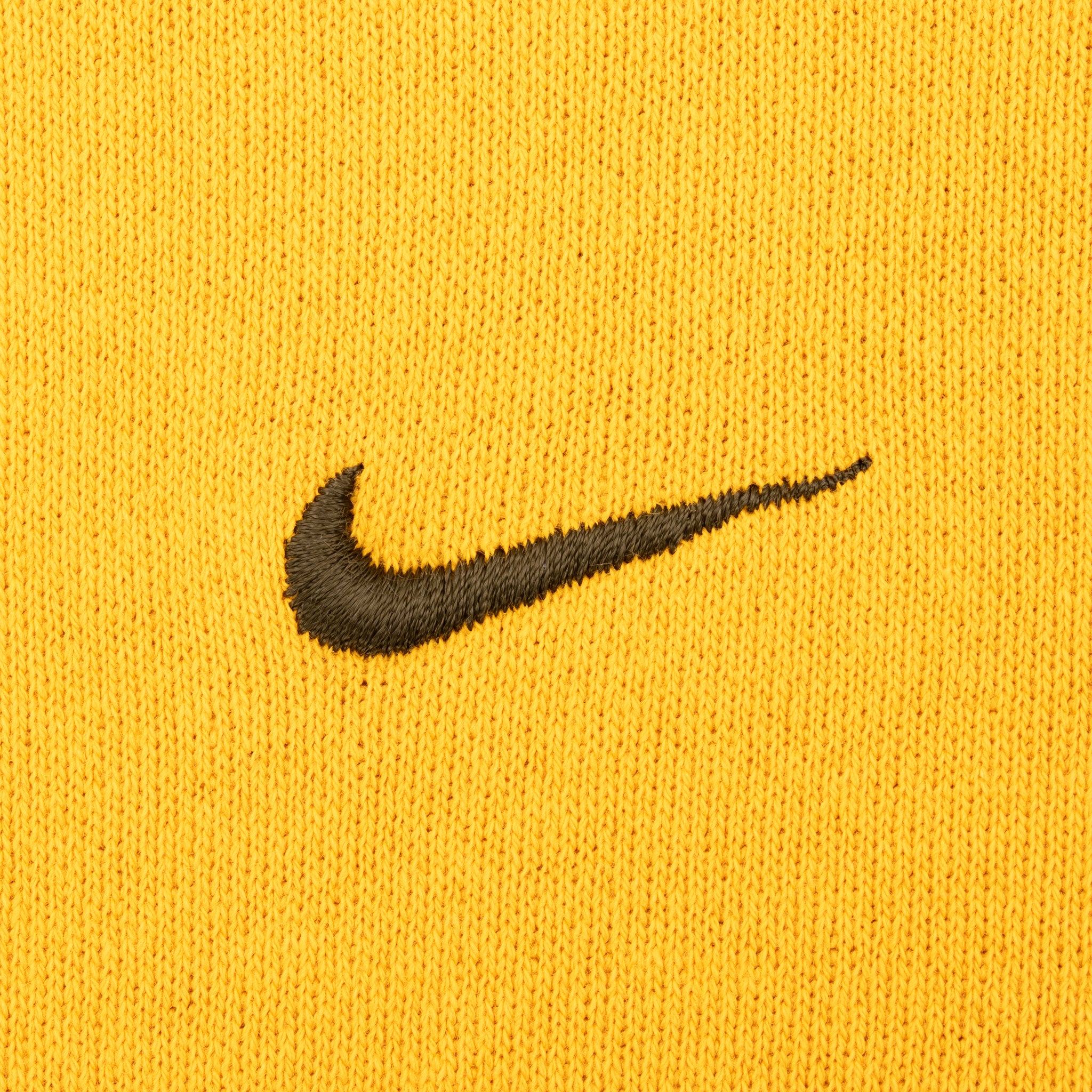 Vintage Nike Center Swoosh Mustard Yellow Travis Scott Hoodie 2000S Size Large