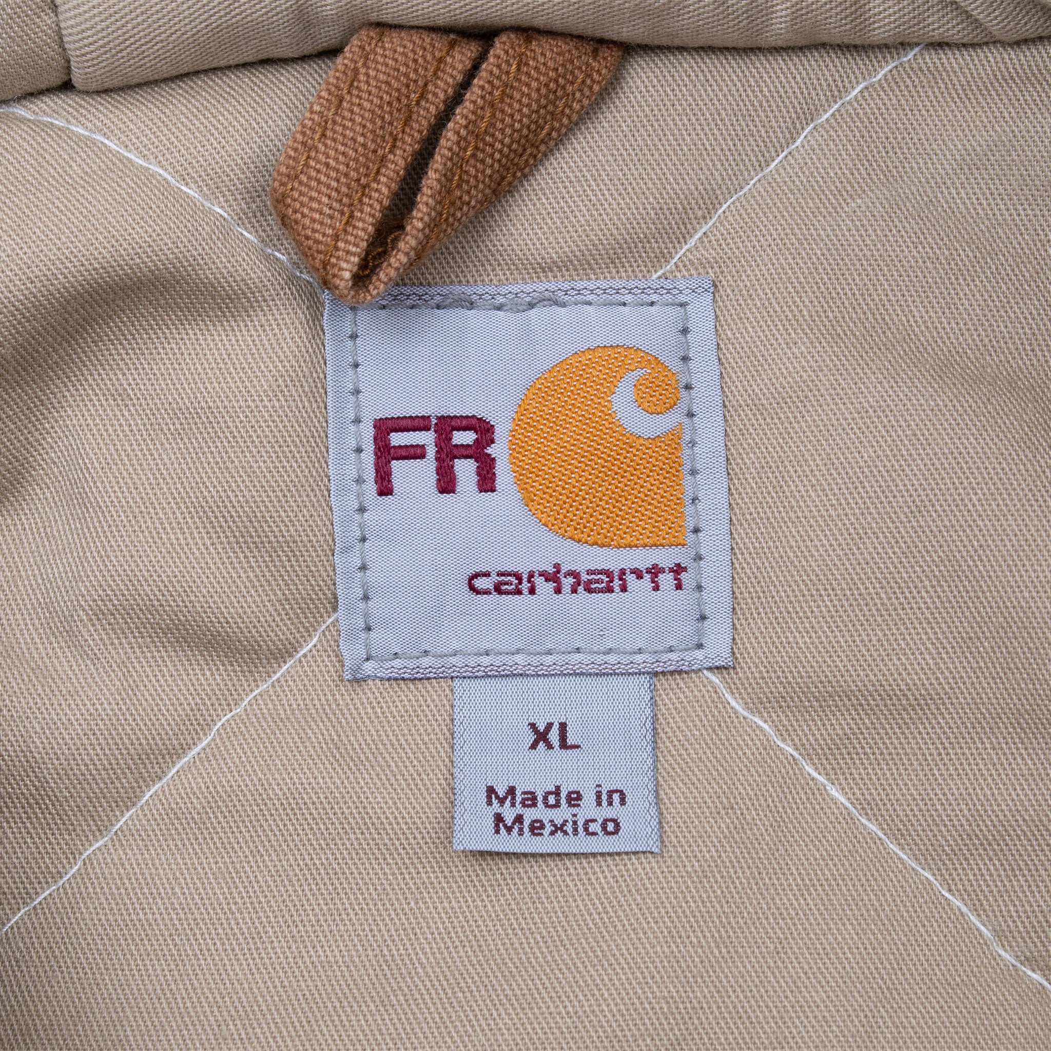 Vintage Carhartt Sandstone Hooded Active Jacket 101621-211 Size XL