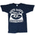 Full front of navy Champion T-shirt with white South Dakota State B wrestling tournament print