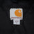 Vintage Carhartt Black Hooded Active Jacket J140BLK Size Large Made In Usa