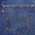 Beautiful Indigo Levis 501 Jeans 1990s Made in USA with Medium Dark Wash   Size on tag 34X32  Back Button #532