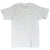 Plain back of white short-sleeve T-shirt