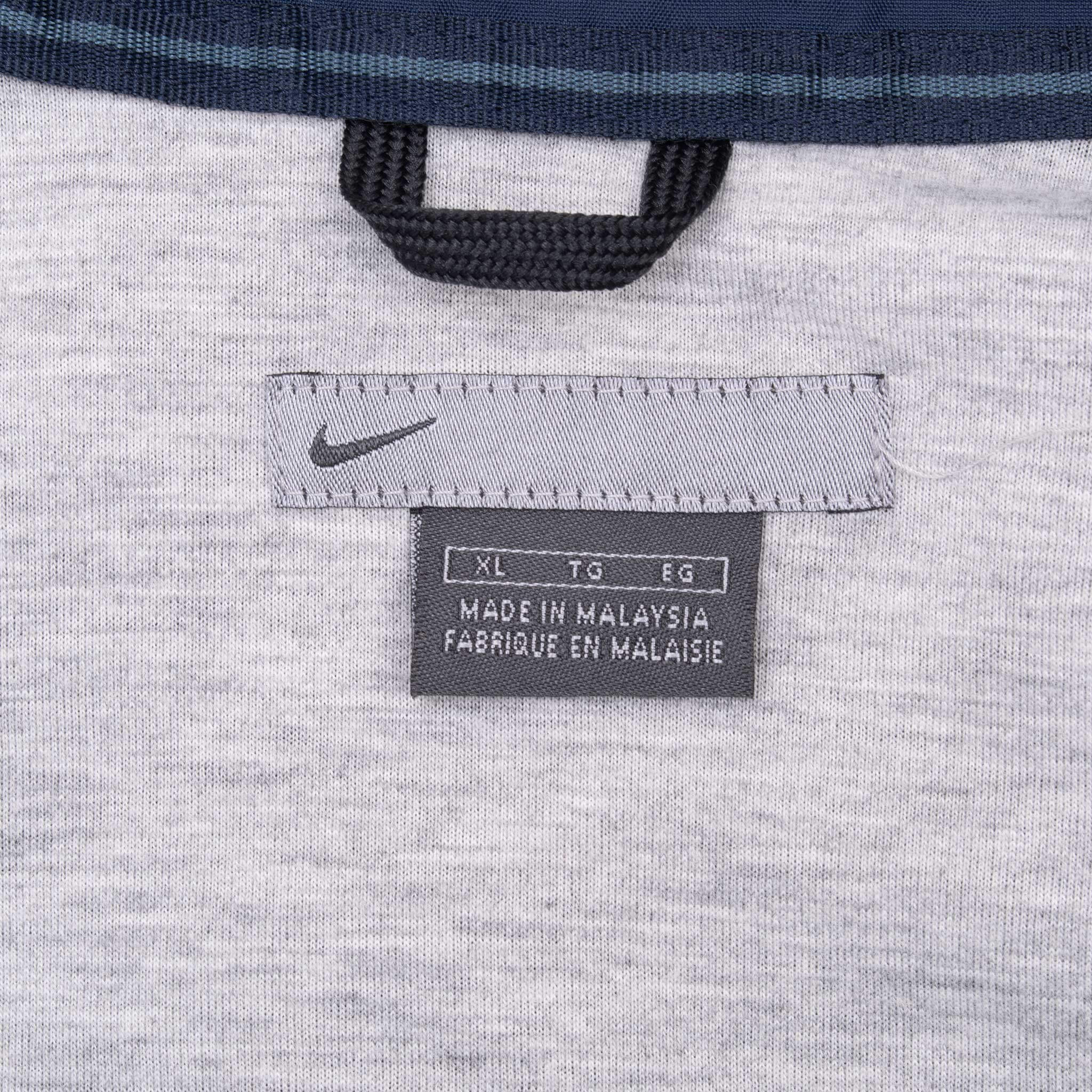 Vintage Nike Navy Blue Windbreaker Jacket 2000S Size XL