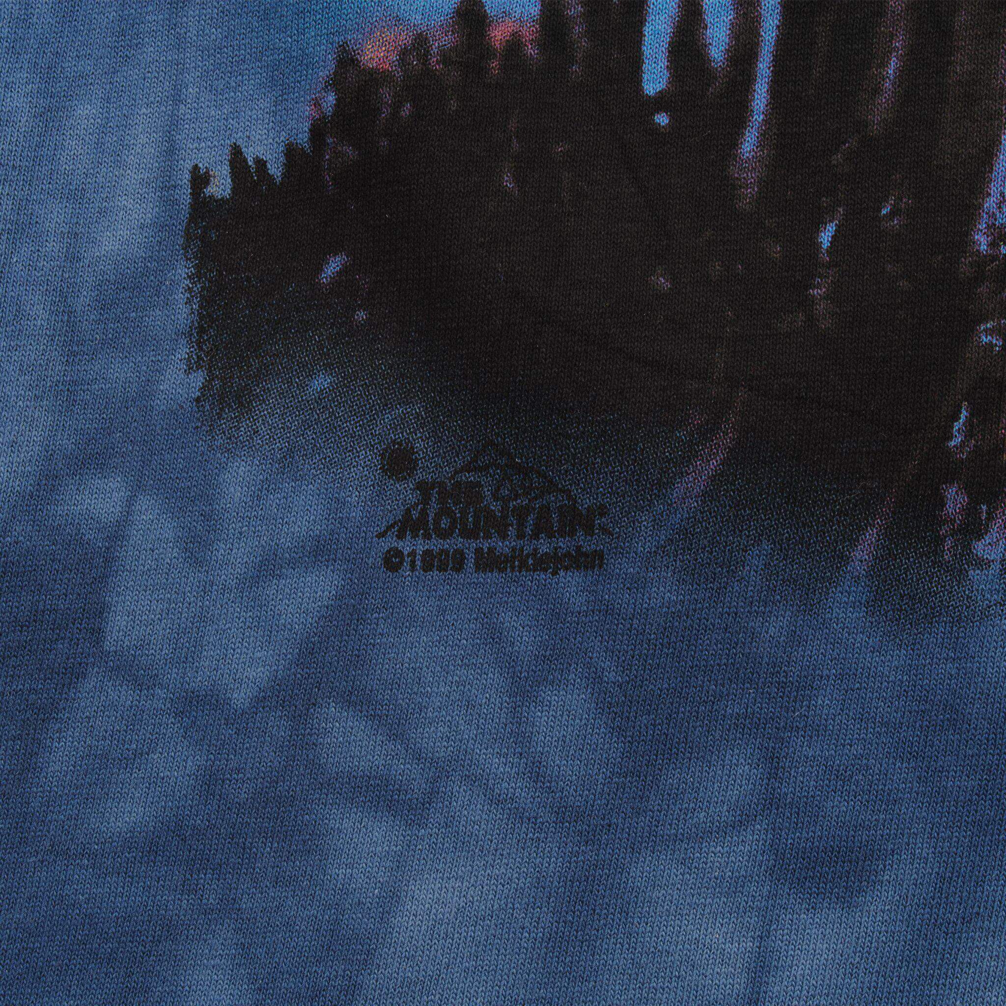 VINTAGE TIE-DYE AMERICAN INDIAN BALD EAGLE TEE SHIRT 1999 LARGE DEADSTOCK