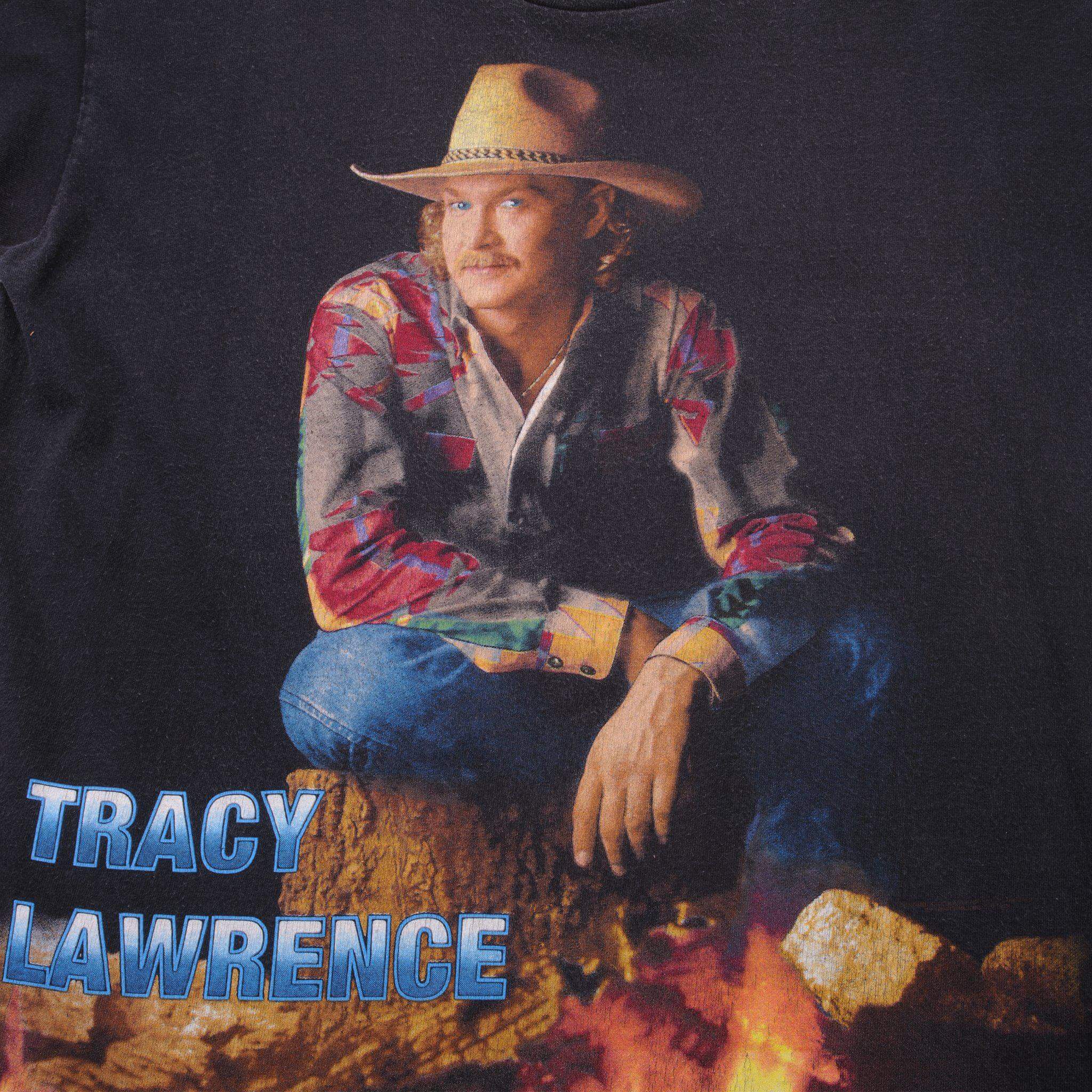 VINTAGE TRACY LAWRENCE LIVE TEE SHIRT 90s SIZE LARGE MADE IN USA