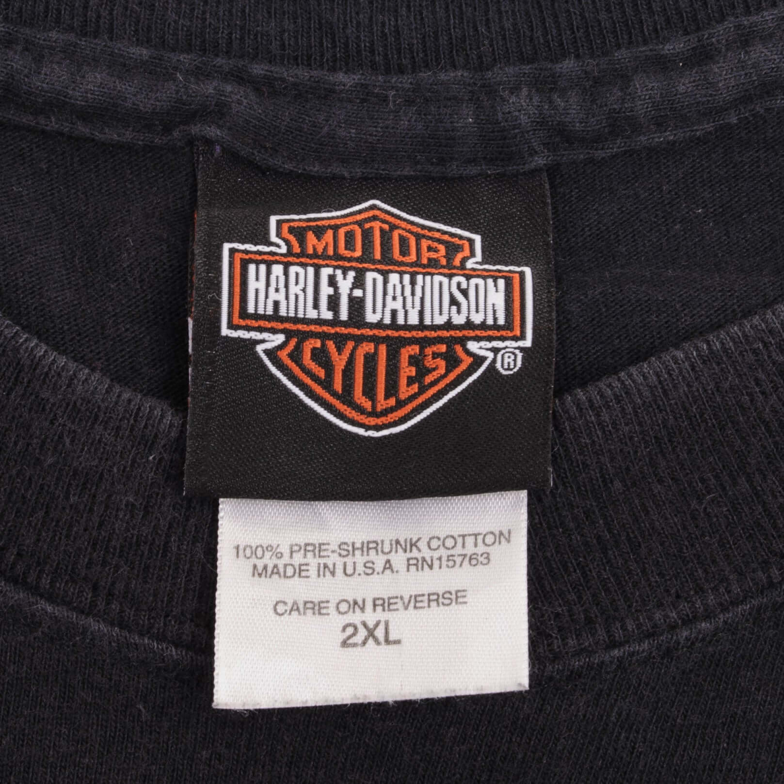 Vintage Harley Davidson Stutsman Jamestown ND Tee Shirt 2008 Size 2XL Made In USA