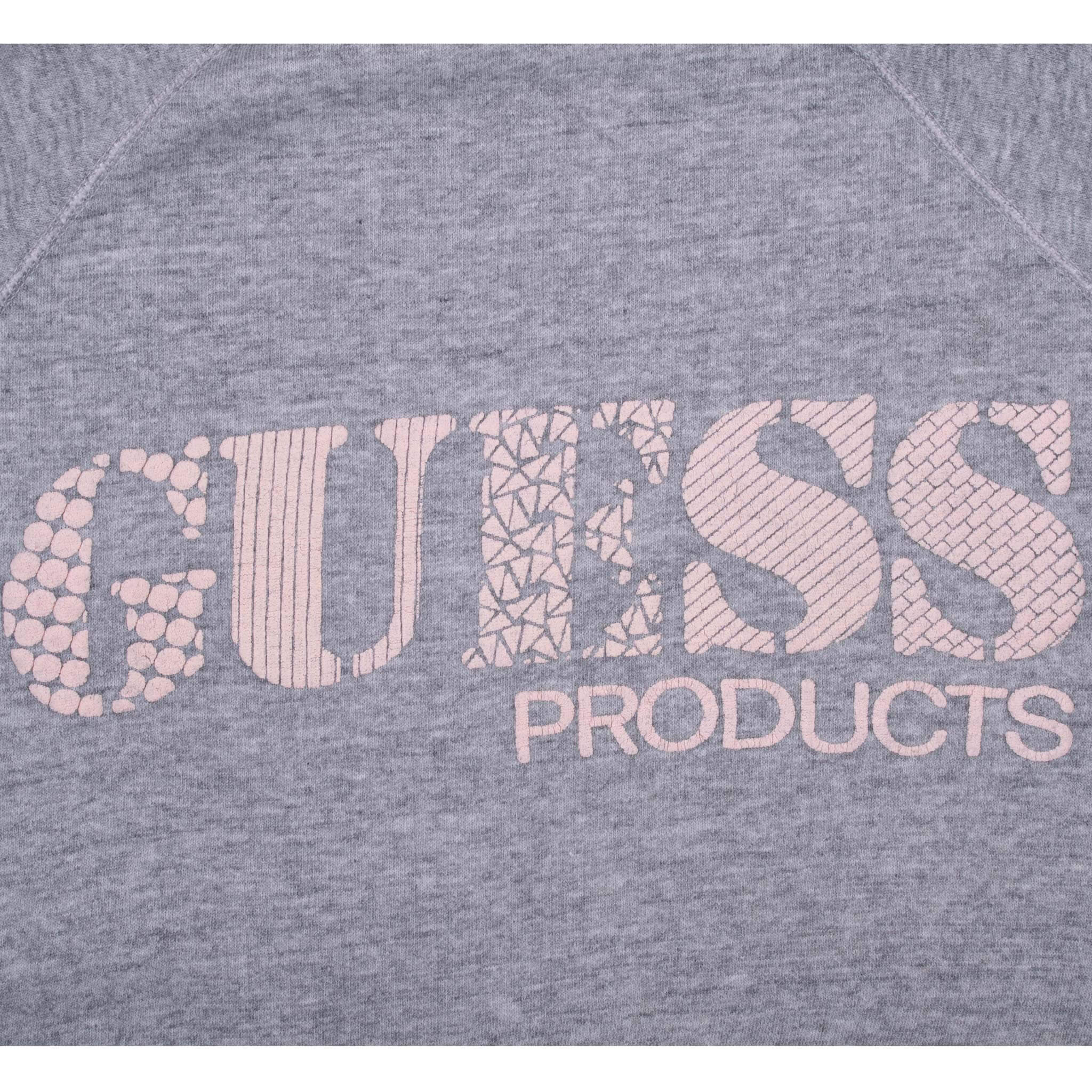 VINTAGE GUESS JEANS EMBROIDERED SWEATSHIRT 1990S SIZE XL MADE IN USA