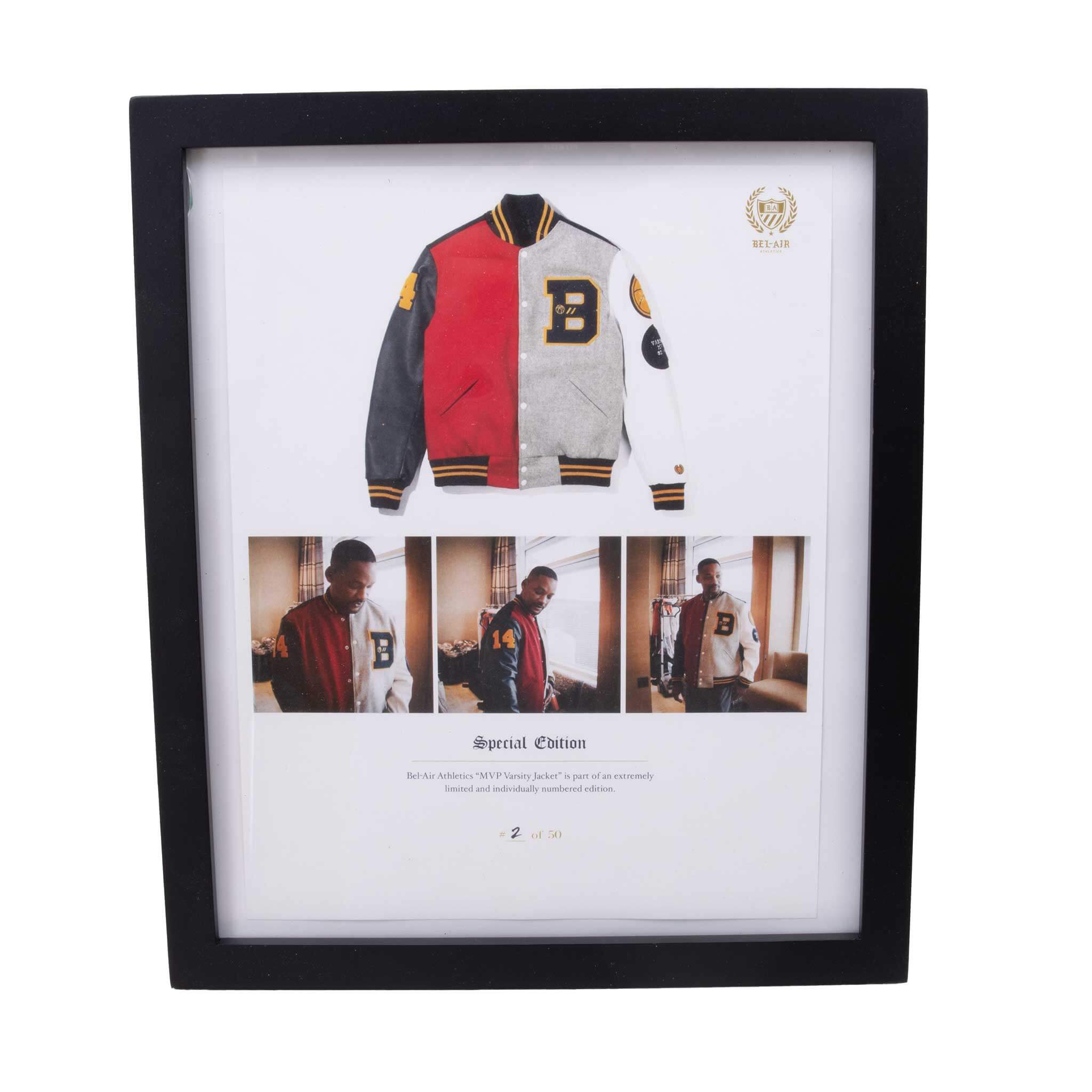 Special Edition 2/50 Will Smith Bel-Air Athletics Mvp Varsity Jacket Size Large Deadstock