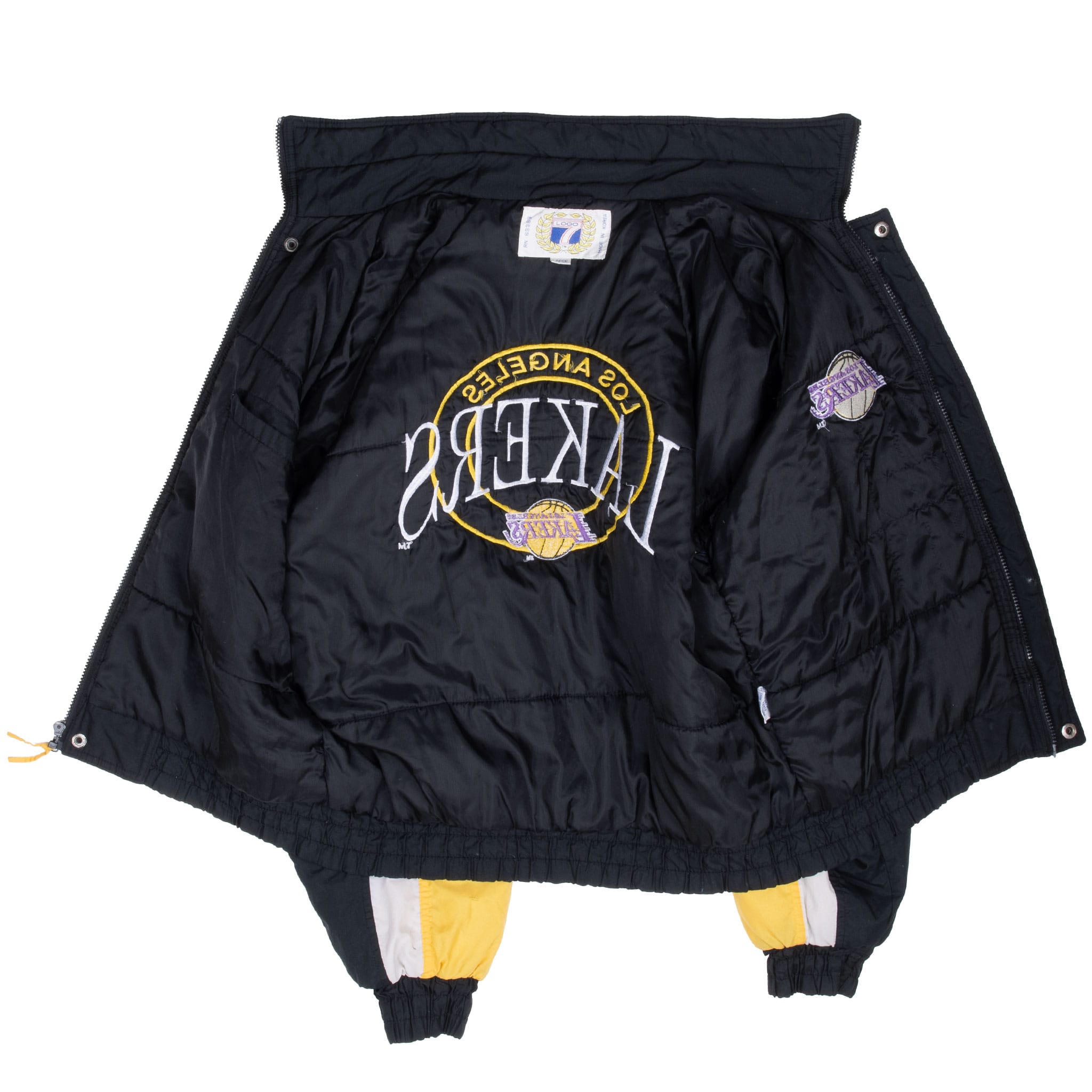 Vintage Nba Los Angeles Lakers Windbreaker Jacket 1990S Size Large