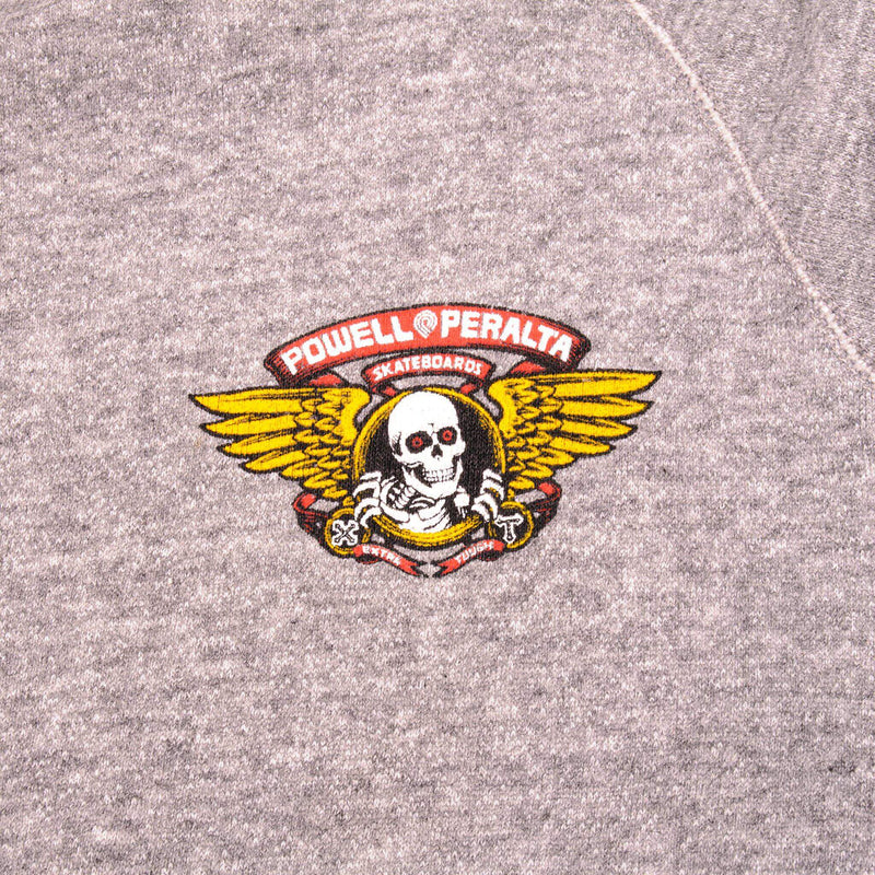 SUDADERA VINTAGE SKATE POWELL PERALTA TALLA GRANDE FABRICADA EN EE. UU. PRINCIPIOS DE LOS 80