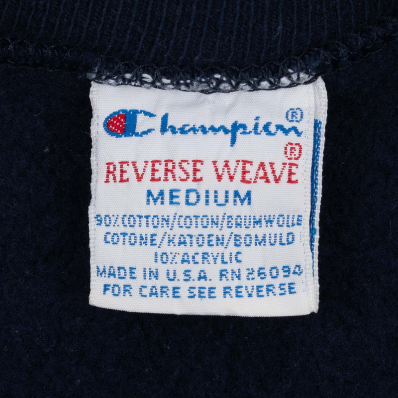 Vintage Champion Reverse Weave Georgetown Hoyas Sweatshirt 1990S Size Medium Made In USA