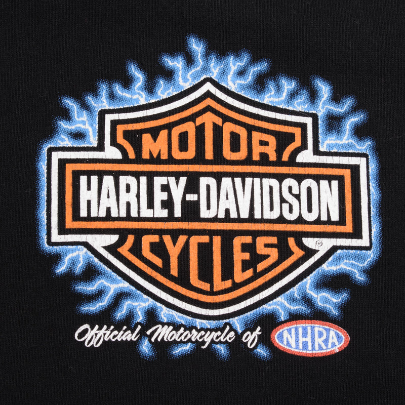 Vintage Harley Davidson Official Motorcycle Of NHRA Tee Shirt 2000S Size XL