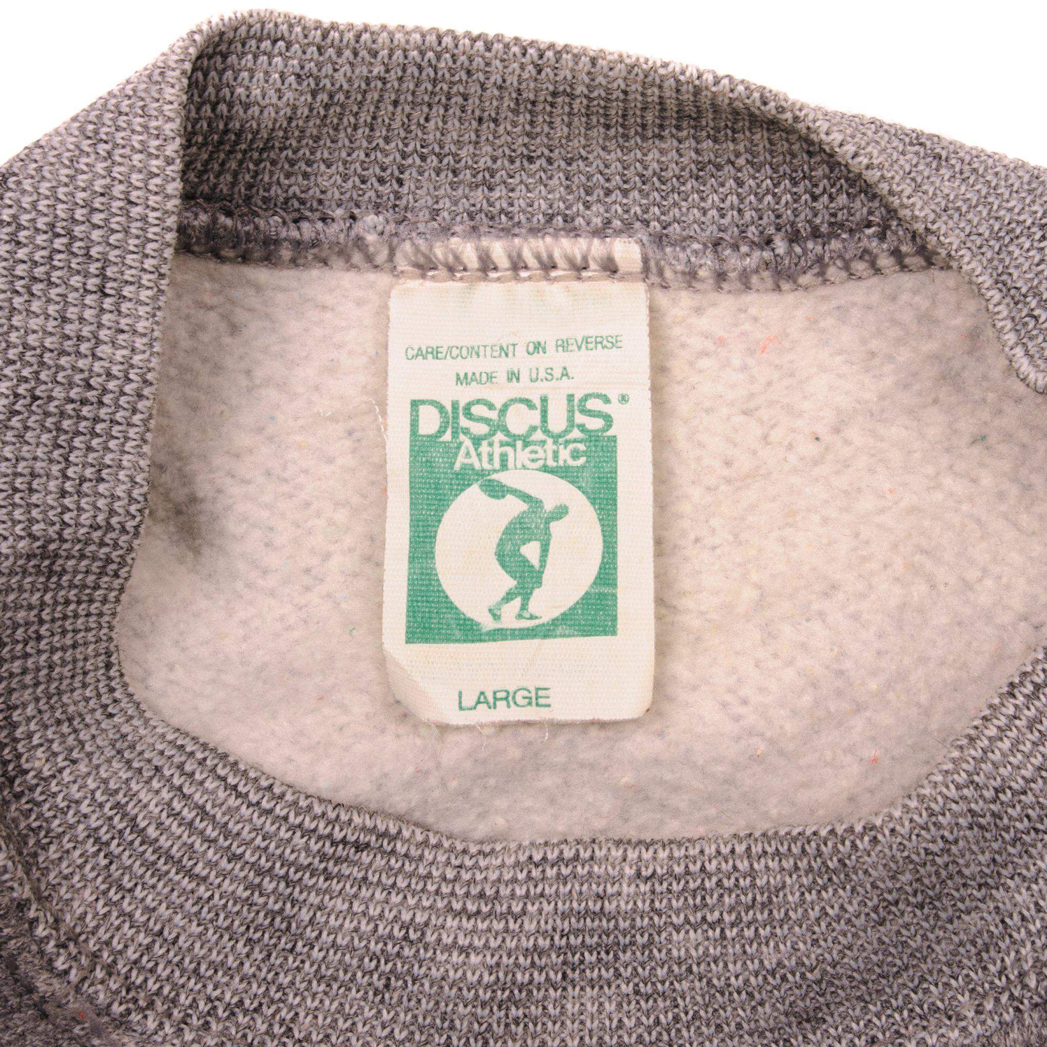 Vintage Label Tag Discus Athletic 