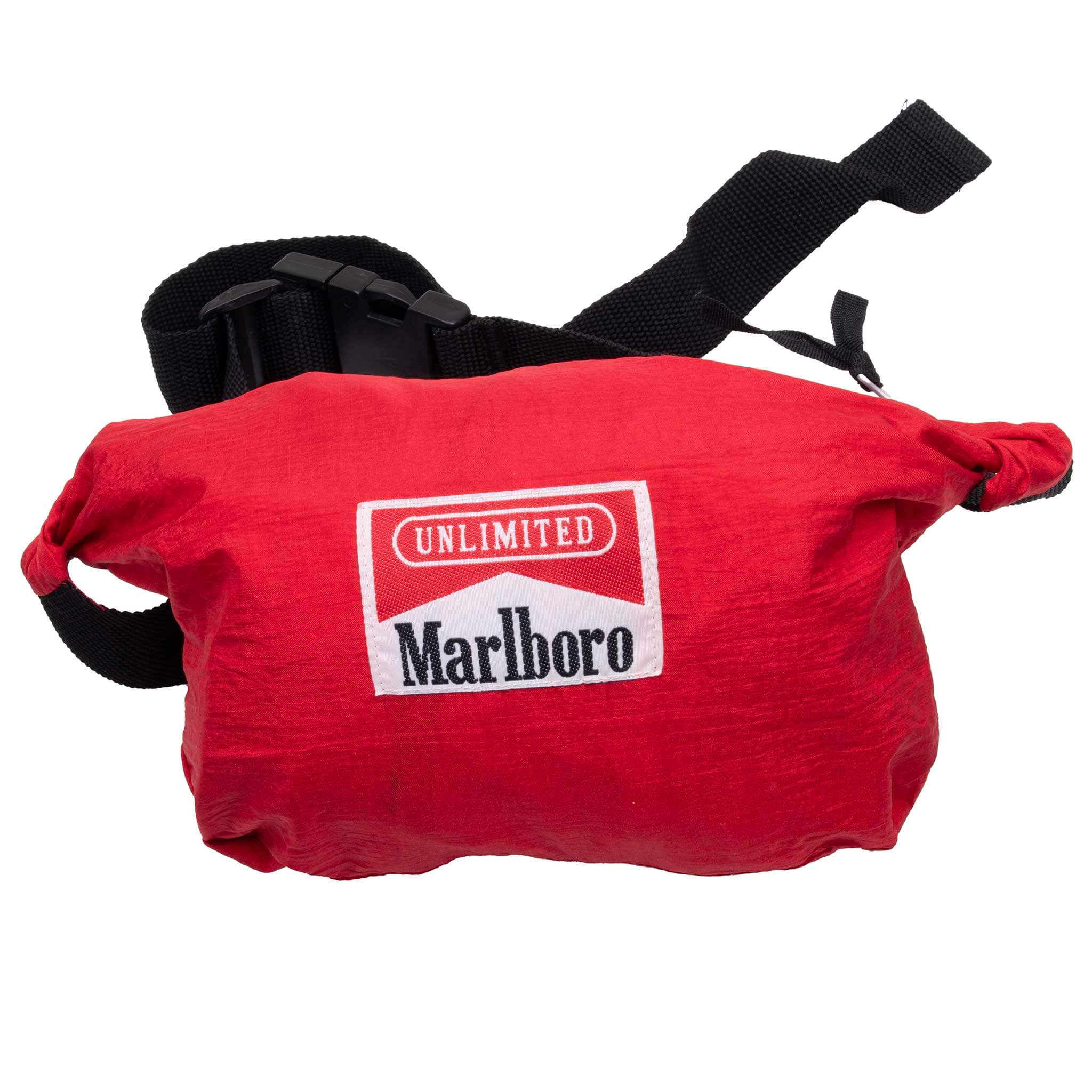 Vintage Marlboro Red Packable Windbreaker Jacket 1990S Size Medium