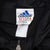 Vintage Adidas Black Windbreaker Jacket 1990S Size 2XL