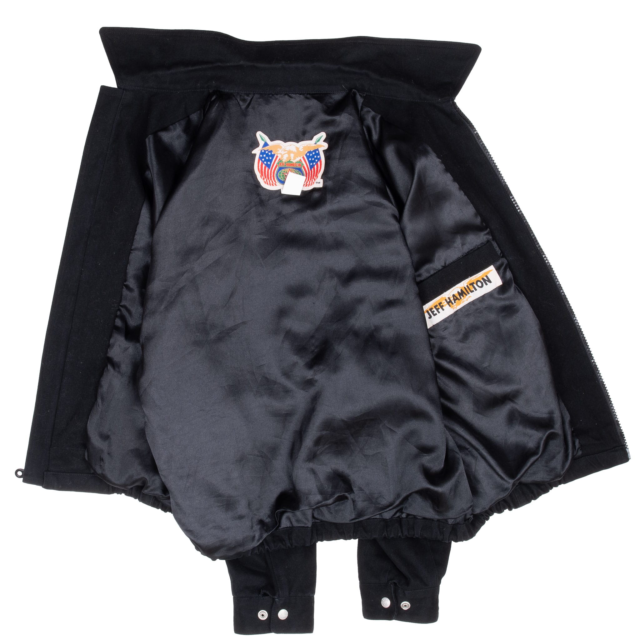 VINTAGE NFL JEFF HAMILTON SUPER BOWL XXXV 2001 JACKET LARGE