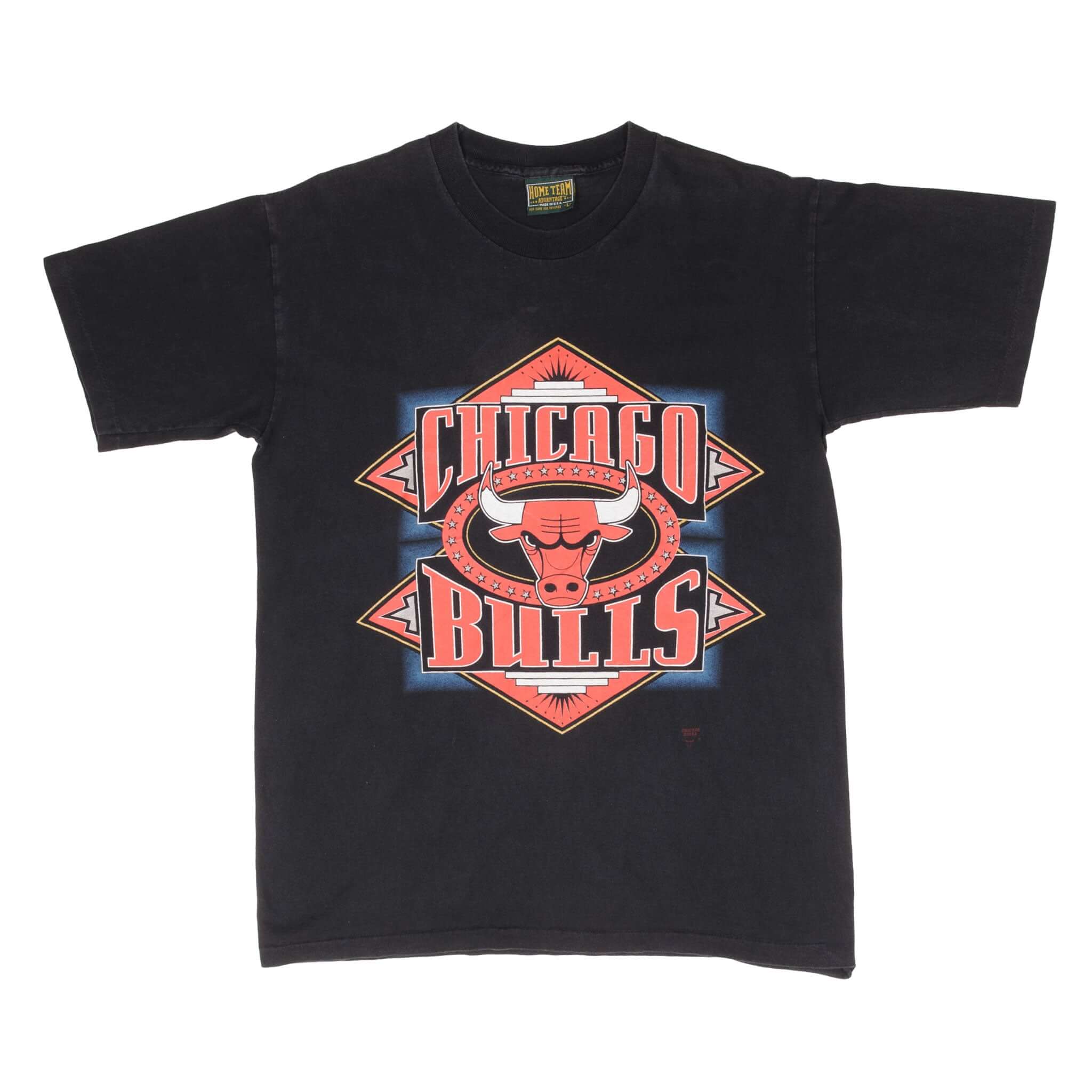 Vintage NBA Chicago Bulls 1990S Tee Shirt Size Large Made In USA With Single Stitch Sleeves