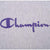 Vintage Champion Reverse Weave Spellout Grey and Purple Sweatshirt 1990S Size Large Made In Usa